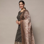 Floral Printed Unstitched Dress Material